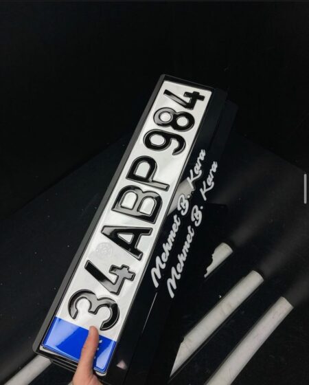 Kişiye Özel Pleksi Plakalık